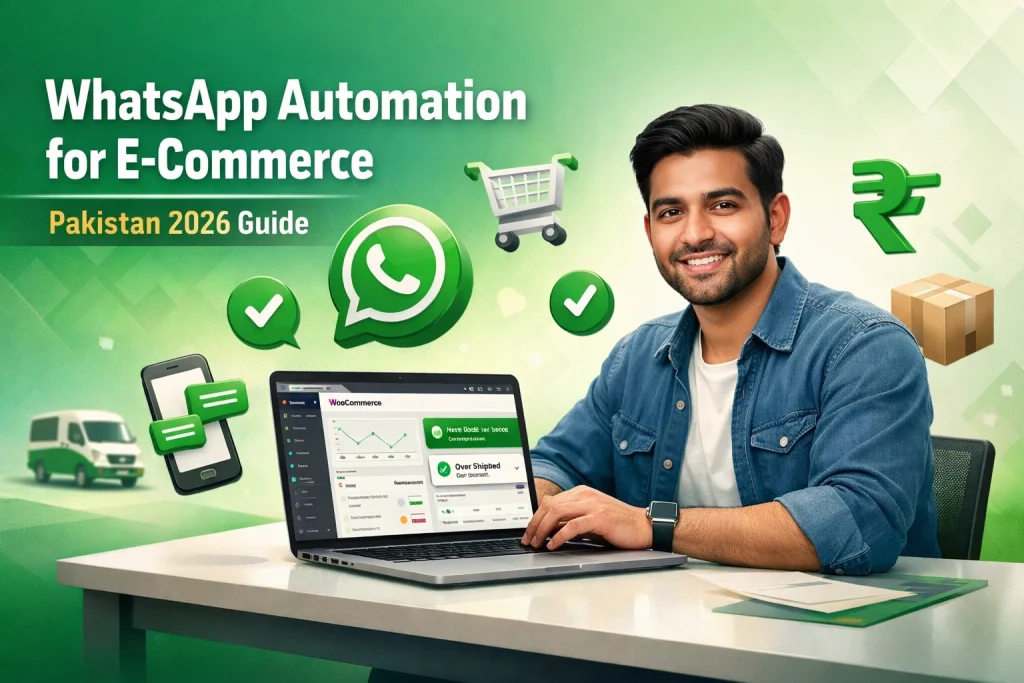 "WhatsApp business automation for ecommerce in Pakistan