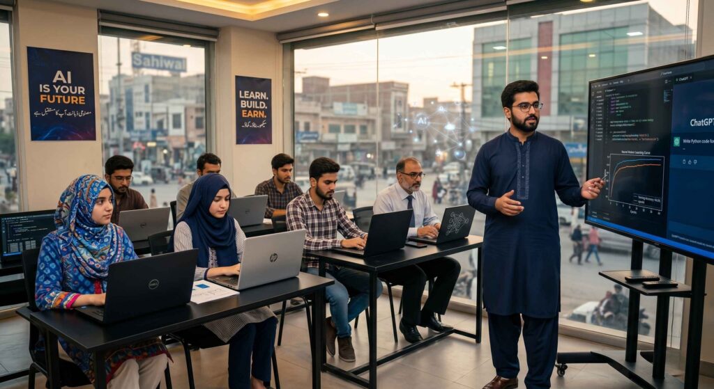 Artificial intelligence training in sahiwal